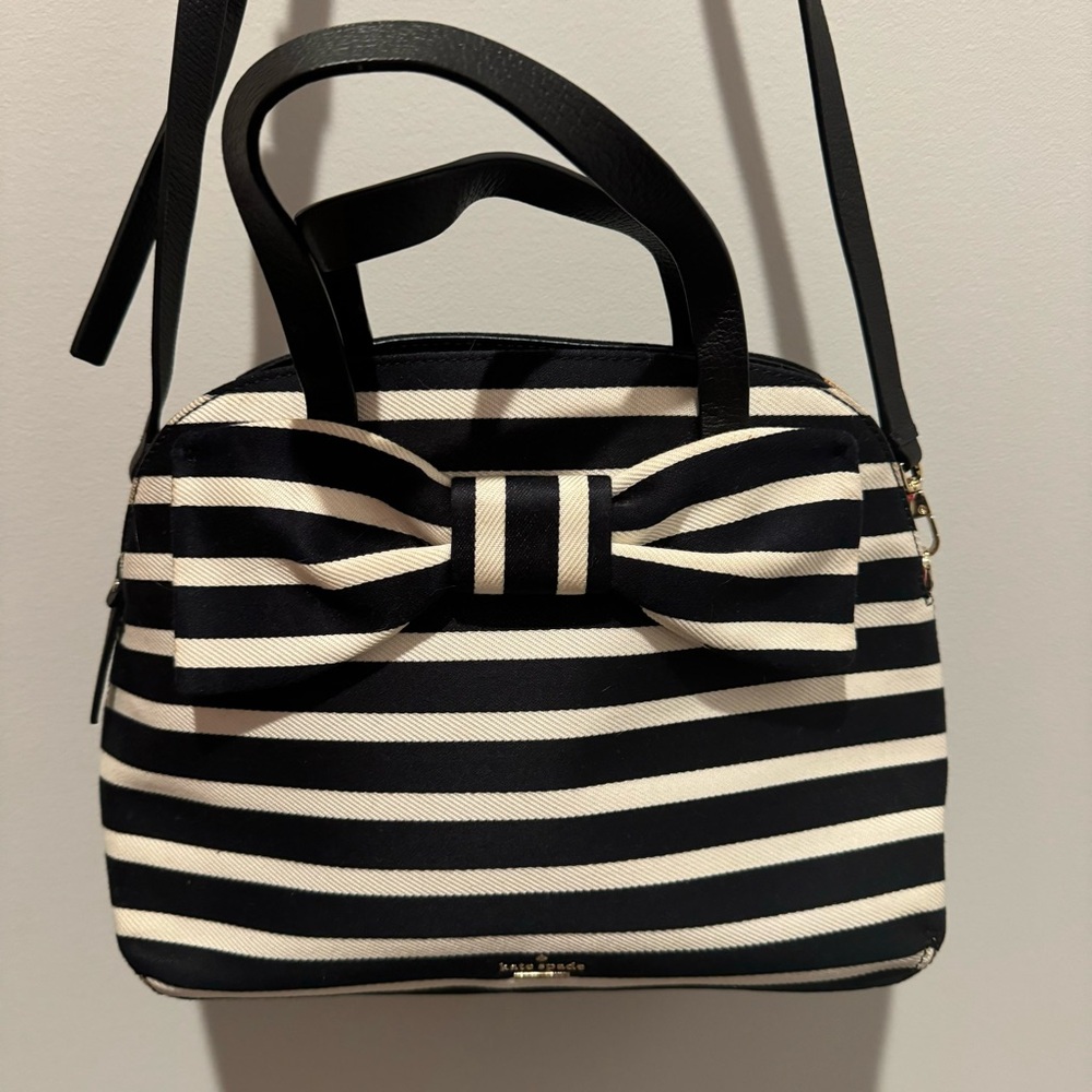Kate Spade Striped Bow Purse